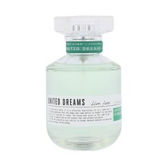 Benetton United Dreams Live Free EDT sievietēm 80 ml cena un informācija | Sieviešu smaržas | 220.lv