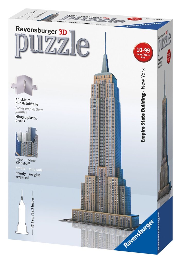 Puzle Empire State Building 3D cena un informācija | Puzles, 3D puzles | 220.lv