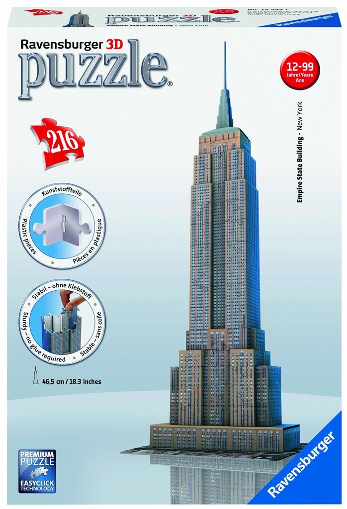 Puzle Empire State Building 3D cena un informācija | Puzles, 3D puzles | 220.lv