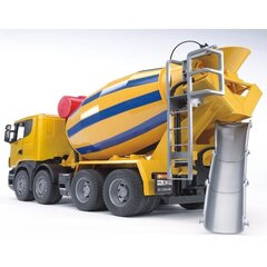 Automašīna betona maisītājs Bruder Scania R Series Cement Mixer Truck (03554) cena un informācija | Rotaļlietas zēniem | 220.lv