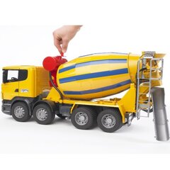 Automašīna betona maisītājs Bruder Scania R Series Cement Mixer Truck (03554) cena un informācija | Rotaļlietas zēniem | 220.lv