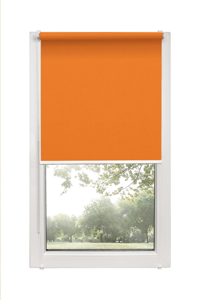 Rullo žalūzijas Mini Decor D 06 Oranžas, 35x150 cm cena un informācija | Rullo žalūzijas | 220.lv
