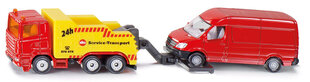 Автомобиль технической помощи с машиной Siku цена и информация | Конструктор автомобилей игрушки для мальчиков | 220.lv