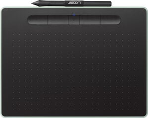 Wacom графический планшет Intuos S Bluetooth, зеленый цена и информация | Графические планшеты | 220.lv