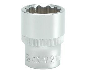 Patrona 12-kanšu, 21.0 mm, 1/2, CrV YATO цена и информация | Механические инструменты | 220.lv