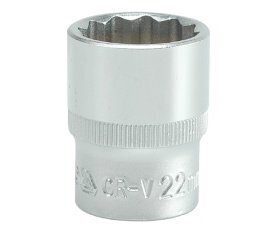 Patrona 12-kanšu, 22.0mm, 1/2 , CrV YATO cena un informācija | Rokas instrumenti | 220.lv