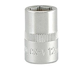 Головка накидная, шестигранная, CrV, 3/8 12mm цена и информация | Механические инструменты | 220.lv
