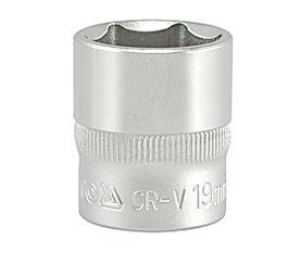 Торцевая насадка 19.0mm, CrV, 3/8 YATO цена и информация | Механические инструменты | 220.lv