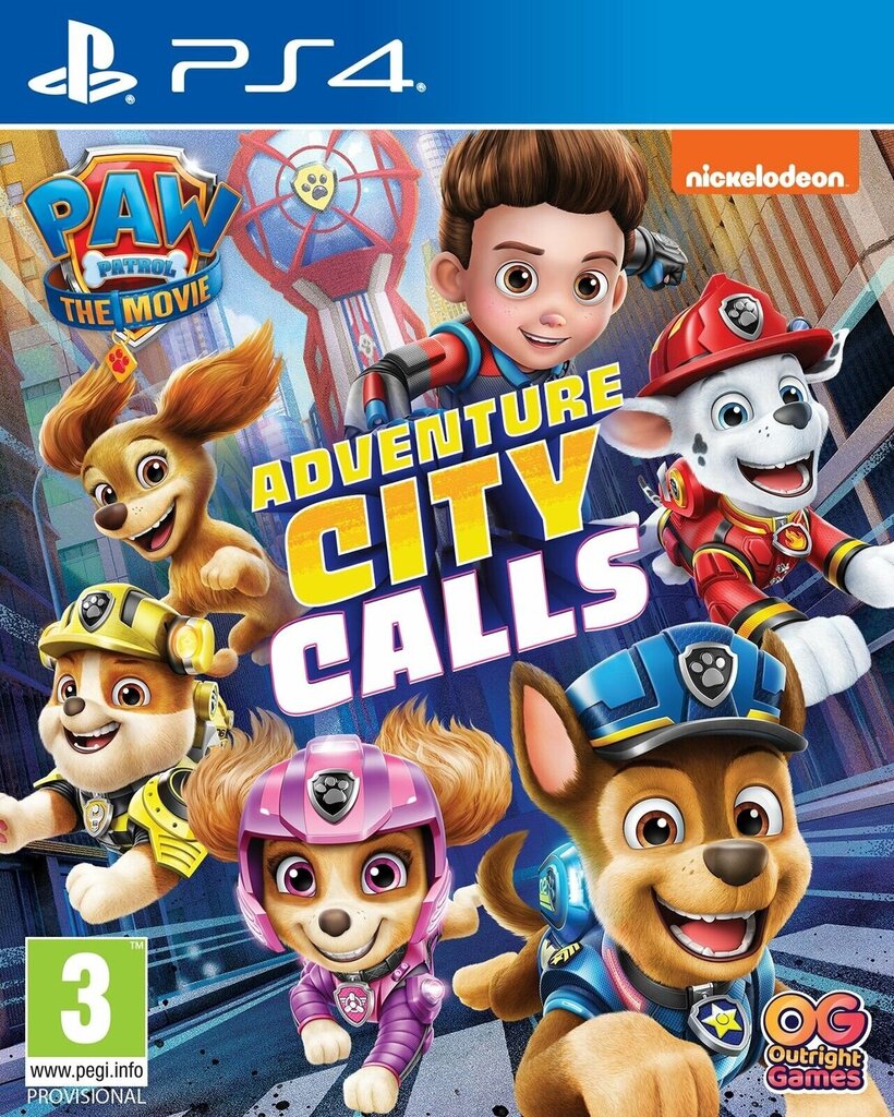 PAW Patrol The Movie: Adventure City Calls, PS4 цена и информация | Datorspēles | 220.lv