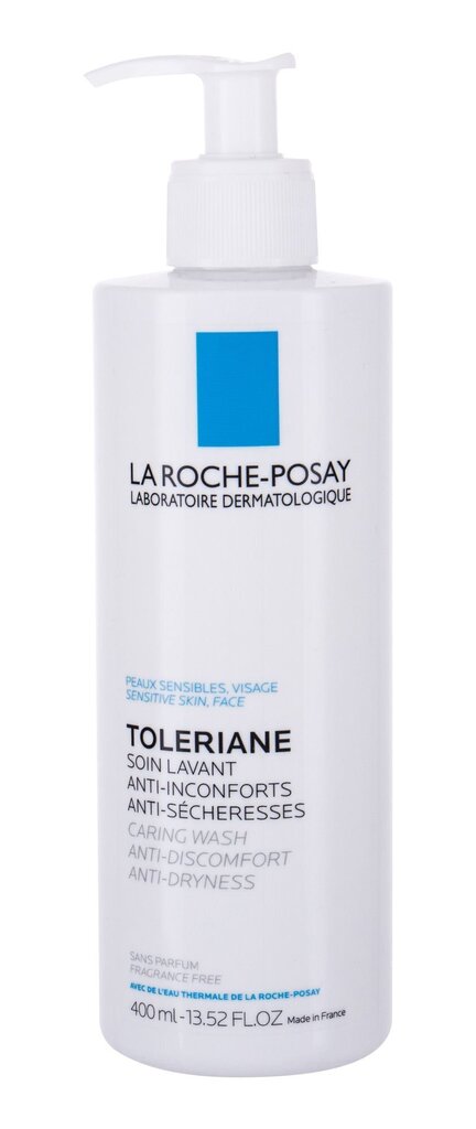 La Roche-Posay Toleriane Caring Wash attīrošs krēms 400 ml cena un informācija | Sejas ādas kopšana | 220.lv
