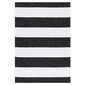 Narma divpusējais plastmasas paklājs Birkas, melnā/baltā krāsā - dažādi izmēri cena un informācija | Paklāji | 220.lv