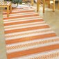 Divpusējais plastmasas paklājs Narma RUNÖ, oranžā krāsā - dažādi izmēri цена и информация | Paklāji | 220.lv