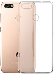 Aizmugurējais vāciņš ILike    Honor    9 Lite Ultra Slim 0,5 mm TPU case    Transparent cena un informācija | Telefonu vāciņi, maciņi | 220.lv