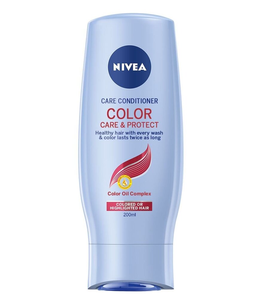 Nivea Color Protect Care balzams 200 ml цена и информация | Matu kondicionieri, balzāmi | 220.lv