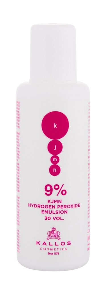 Peroksīds - emulsija Kallos Cosmetics 9%, 100 ml cena un informācija | Matu krāsas | 220.lv