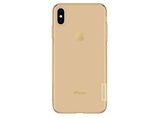 Aizmugurējais vāciņš Nillkin    Apple    iPhone Xs Max Nature TPU Case    Gold cena un informācija | Telefonu vāciņi, maciņi | 220.lv