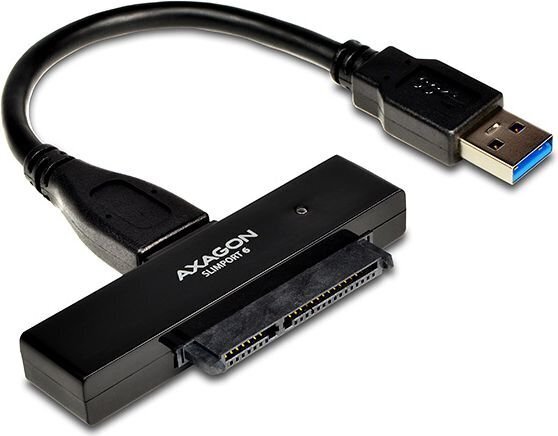 AXAGON ADSA-1S6 USB3.0 - SATA 6G UASP HDD External Adapter Incl. Case cena un informācija | Komponentu piederumi | 220.lv