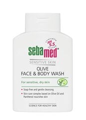 Dūšas un vannas līdzeklis, Sebamed Wash lotion with olive oil on the face and body Classic(Olive Face & Body Wash) 200 ml cena un informācija | Dušas želejas, eļļas | 220.lv