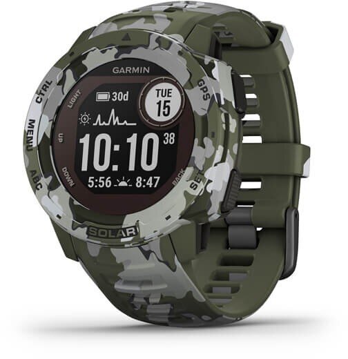 Garmin Instinct® Solar Camo Lichen Camo цена и информация | Viedpulksteņi (smartwatch) | 220.lv