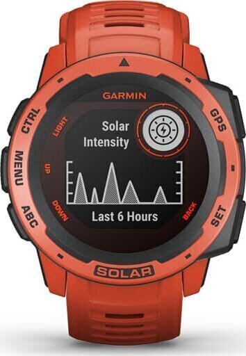 Garmin Instinct® Solar Flame Red cena un informācija | Viedpulksteņi (smartwatch) | 220.lv