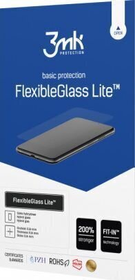 Aizsargstikls 3MK       iPhone 11 Flexible Glass Lite cena un informācija | Ekrāna aizsargstikli | 220.lv