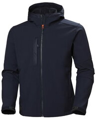 Helly Hansen WorkWear Softshell jaka ar kapuci Kensington, tumši zila, S cena un informācija | Darba apģērbi | 220.lv