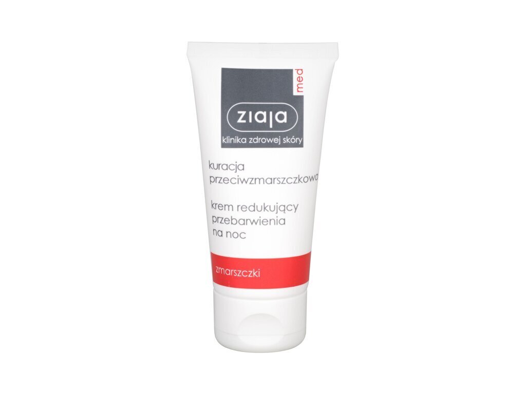 Ziaja Med Anti-Wrinkle Treatment Smoothing Night Cream nakts krēms 50 ml цена и информация | Sejas krēmi | 220.lv