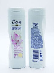 Dove Nourishing Secrets Glowing Ritual ķermeņa pieniņš 250 ml cena un informācija | Ķermeņa krēmi, losjoni | 220.lv