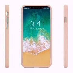 Mercury Soft feeling Super Plāns TPU Matētas virsmas aizmugures maks-apvalks priekš Apple iPhone 11 Pro Max (6.5") Smilšu rozā цена и информация | Чехлы для телефонов | 220.lv