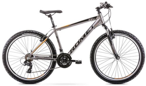Kalnu velosipēds Romet Rambler R6.1 26" 2021, pelēks cena un informācija | Velosipēdi | 220.lv