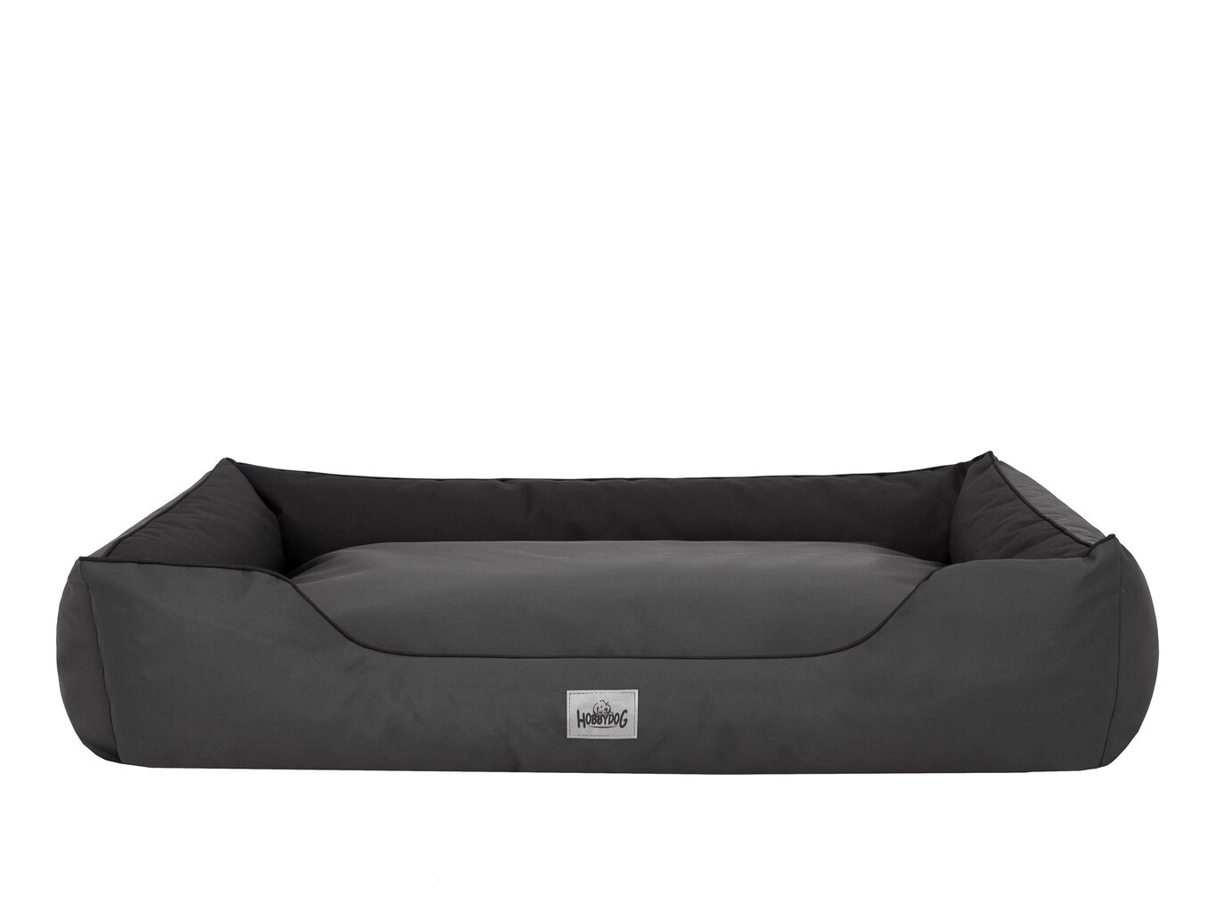 Hobbydog divpusēja guļvieta Double Graphite/Black, XL, 84x65 cm цена и информация | Suņu gultas, spilveni, būdas | 220.lv
