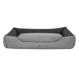 Hobbydog divpusēja guļvieta Double Light Grey/Graphite, XXL, 114x84 cm цена и информация | Лежаки, домики | 220.lv