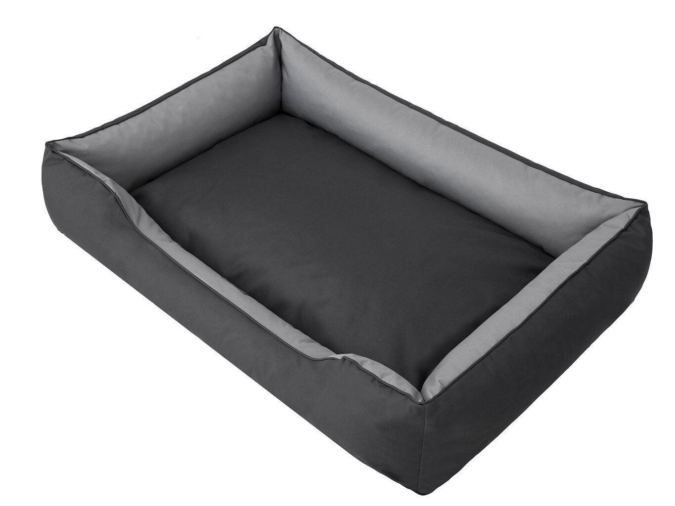 Hobbydog divpusēja guļvieta Double Light Grey/Graphite, XXL, 114x84 cm цена и информация | Suņu gultas, spilveni, būdas | 220.lv