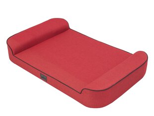 Hobbydog guļvieta Elegant Red, L, 81x50 cm cena un informācija | Suņu gultas, spilveni, būdas | 220.lv