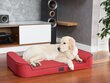 Hobbydog guļvieta Elegant Red, XXL, 120x80 cm cena un informācija | Suņu gultas, spilveni, būdas | 220.lv