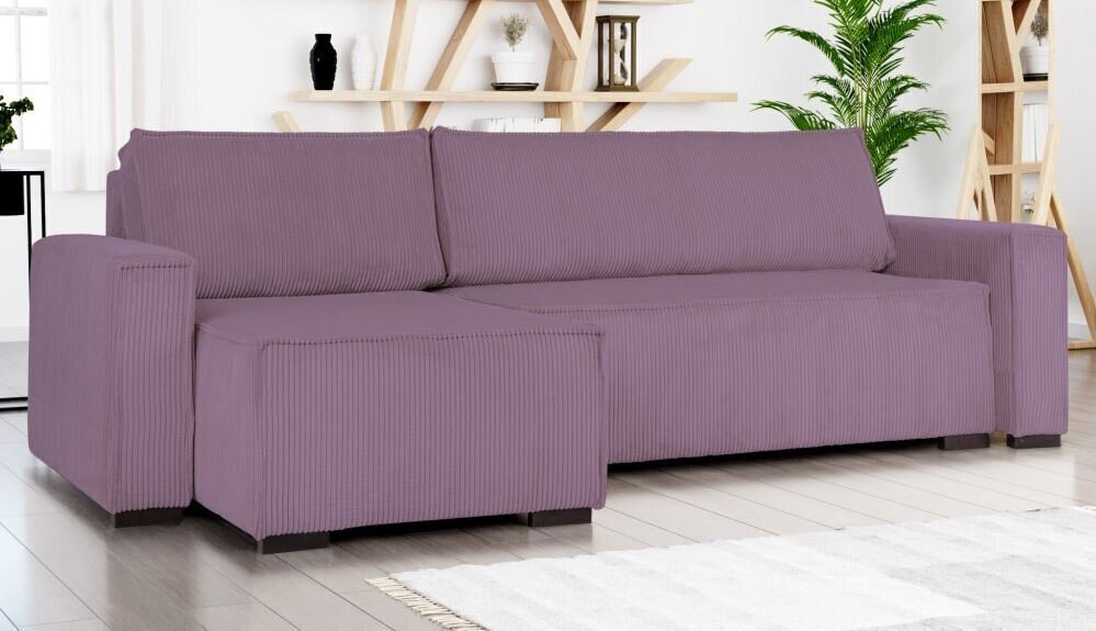 Universāls stūra dīvāns Smart, violets cena un informācija | Stūra dīvāni | 220.lv
