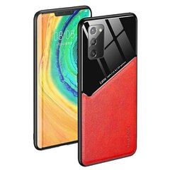 Mocco Lens Leather Back Case Кожанный чехол для Samsung Galaxy A42 5G Красный цена и информация | Чехлы для телефонов | 220.lv