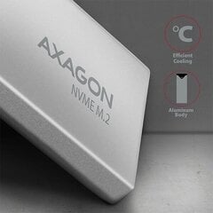 AXAGON EEM2-UG2 USB-C 3.1 Gen 2 - M.2 NVMe SSD 42-80mm, Box цена и информация | Аксессуары для компонентов | 220.lv