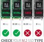 AXAGON EEM2-UG2 USB-C 3.1 Gen 2 - M.2 NVMe SSD 42-80mm, Box cena un informācija | Komponentu piederumi | 220.lv