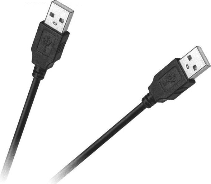 Cabletech AM-AM USB Vads 3m Melns cena un informācija | Savienotājkabeļi | 220.lv