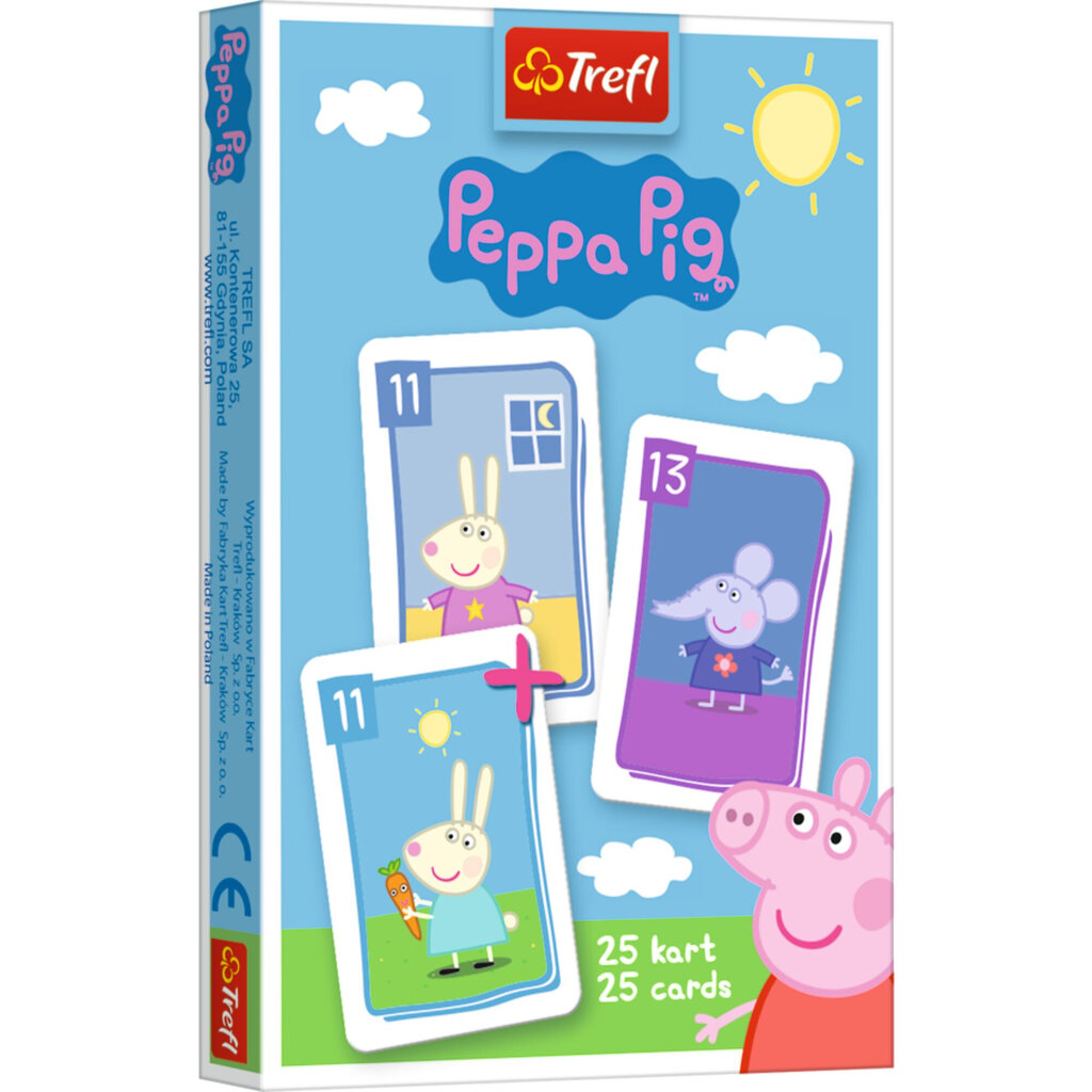 TREFL PEPPA PIG Kāršu spēle Peppa Pig cena un informācija | Attīstošās rotaļlietas | 220.lv