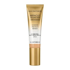 Увлажняющий тональный крем Max Factor Miracle Second Skin 05 Medium, 06 Golden Medium цена и информация | Пудры, базы под макияж | 220.lv