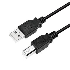 Logilink USB cable USB 2.0 A to B 2x mal цена и информация | Кабели и провода | 220.lv