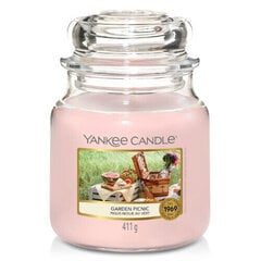 Арома свеча Yankee Candle Garden Picnic, 411 г цена и информация | Подсвечники, свечи | 220.lv