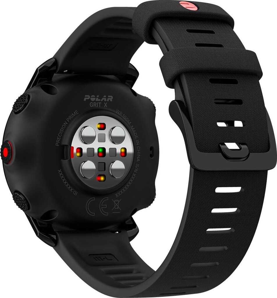 Polar Grit X M/L, black цена и информация | Viedpulksteņi (smartwatch) | 220.lv