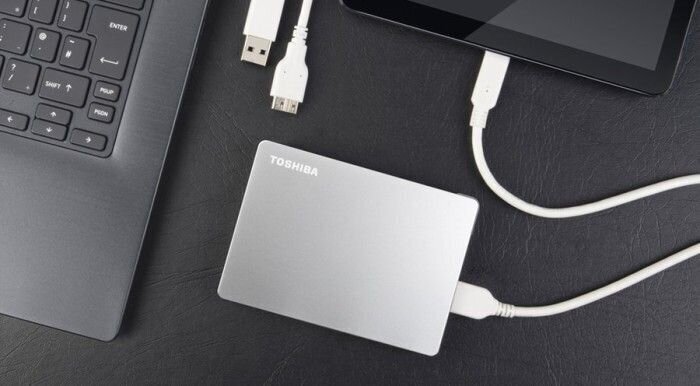Ārējais cietais disks Toshiba Canvio Flex, 4TB HDD, USB 3.1 cena un informācija | Ārējie cietie diski | 220.lv