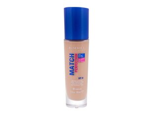 Rimmel London Match Perfection SPF20 тональный крем 30 мл, 90 Porcelain цена и информация | Пудры, базы под макияж | 220.lv