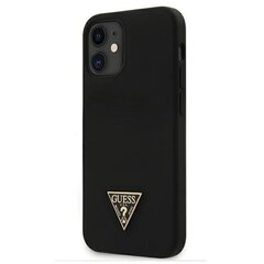 Чехол Apple iPhone 12 Mini Guess Metal Triangle Black цена и информация | Чехлы для телефонов | 220.lv