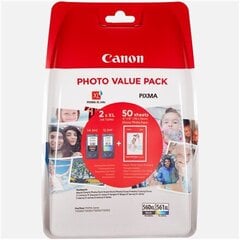 Canon PG-560XL Black and CL-561XL Colour cena un informācija | Piederumi printerim | 220.lv