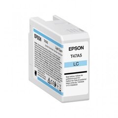 Картридж EPSON Singlepack Light Cyan T47A5 UltraChrome Pro 10 ink, 50 мл (C13T47A500), синий (light cyan) цена и информация | Картриджи для струйных принтеров | 220.lv